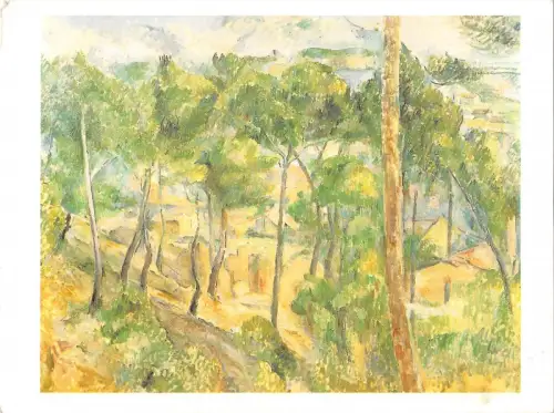 BT14110 Paul Cezanne Paysage al estague paint printures Postkarte