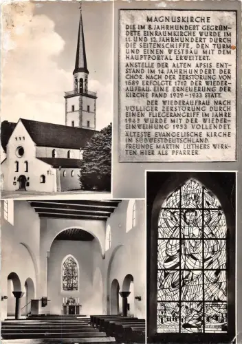 BG675 Magnuskirche Würmer A Rheinkirche CPSM 14x9,5cm Germany