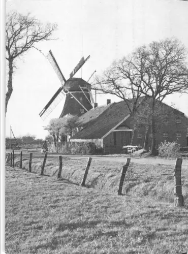 B99132 niederdeutsche windmuhle germany Echtfoto Windmühle Mühle Moulin a Vent