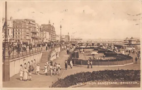 uk13758 Ansicht vom Bandstand Brighton Echtfoto UK