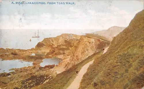 BR70046 von tors walk ilfracombe uk