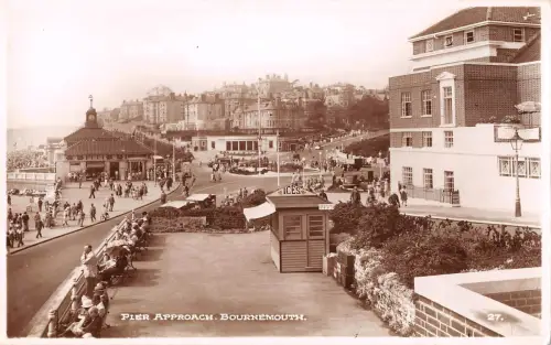 uk14176 pier approach bournemouth real photo uk
