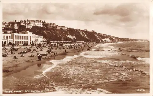 uk14171 east front bournemouth real photo uk