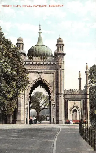 BR79312 North Gate Royal Pavilion Brighton UK