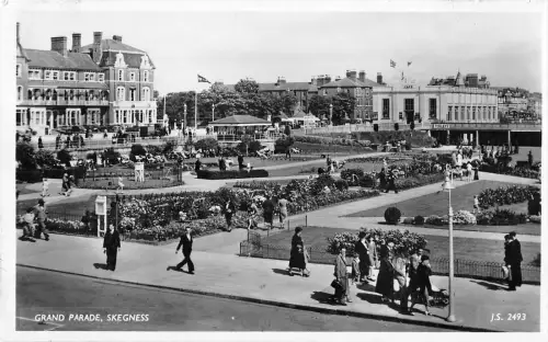 uk14065 grand parade skegness real photo uk