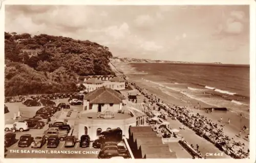 uk15564 sea front branksome chine real photo uk
