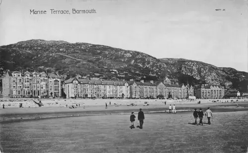 uk28643 marine terrace barmouth wales real photo uk