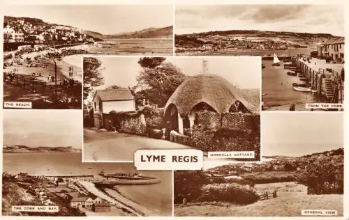 uk13617 lyme regis real photo uk