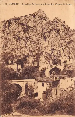 BF8404 la vallon st louis a la frontiere menton france Frankreich