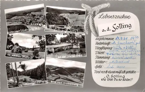 BG24008 lebenszeichen a d solling germany CPSM 14x9cm