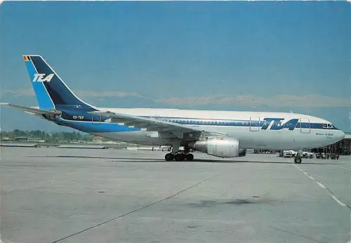 B71510 Airbus A 300 B 1 Trans European Airway TEA Plan Flugzeug Frankreich