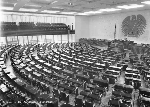 BG1317 bonn a rh bindeshaus plenarsaal CPSM 14x9,5cm germany