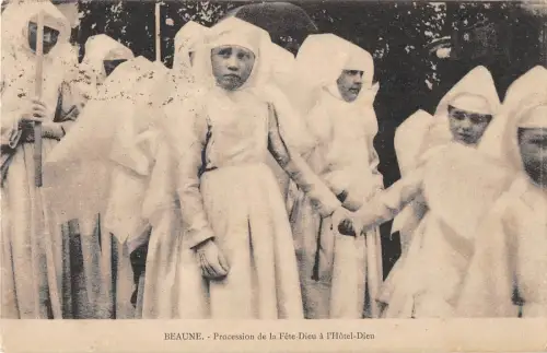BF7905 beaune procession de la fete dieu a l hotel dieu france Frankreich