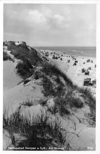 BG23725 nordseebad kampen a sylt am strande germany CPSM 14x9cm