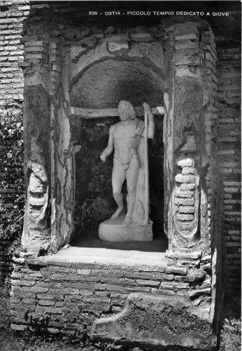 BG3101 ostia piccolo tempio dedicato a giove CPSM 15x9,5cm italy