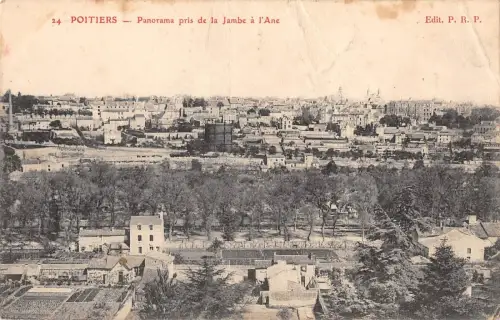 BF7695 poitiers panorama pris de la jambe a l ane france Frankreich