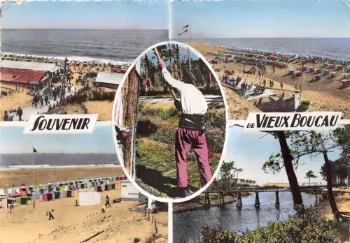 BG30989 vieux boucau de g a d descente a la plage france CPSM 14,5x10cm