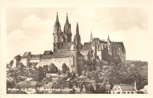 BG23521 meissen a d elbe albrechtsburg un dom germany CPSM 14x9cm