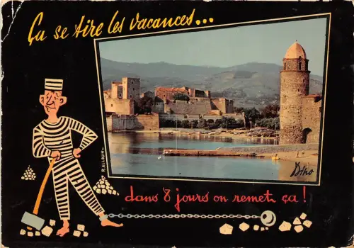 BR25580 Collioure Celebre Port Catalan 2 Scans Frankreich