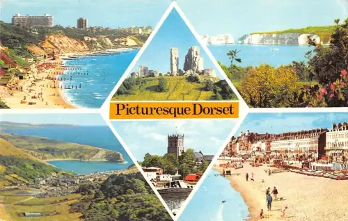 B104338 malerisches Dorset Bournemouth Corfe Castle Studland Bay UK