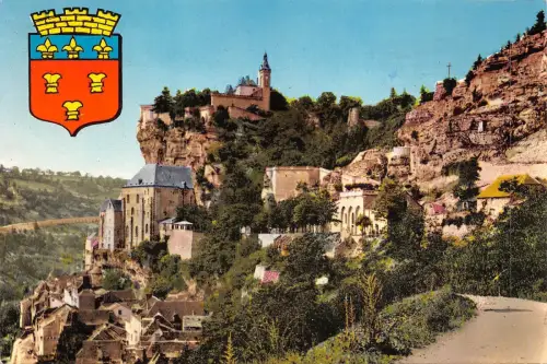 BF1734 rocamadour vue generale France