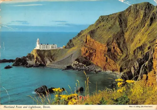 B100297 hartland point and lighthouse devon uk