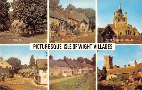 B104258 malerische Insel Wight Dörfer Uferwell Brightstone UK