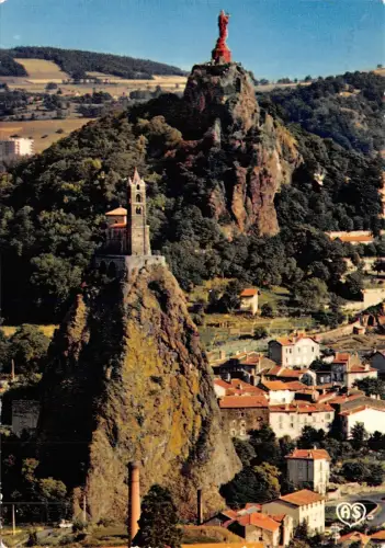 BF759 le puy en velay rocher corneille et chapelle Frankreich
