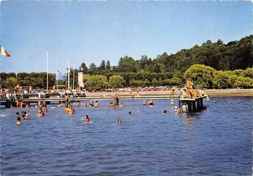 BF1308 aix les bains bassin de la plage et le ponton Frankreich