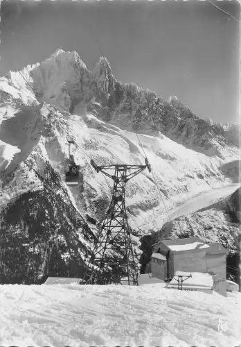 BR47326 Chamonix la flegere l aiguille verte et le dru Frankreich
