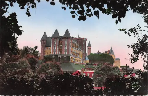 BR51105 Le chateau vu du parc national pau France