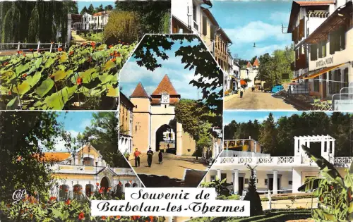 BR38498 Barbotan les thermes les lotus dans le parc france