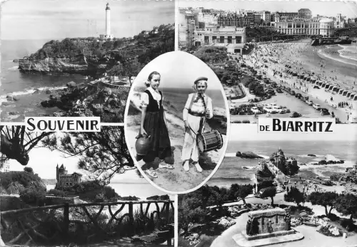 BR8175 Biarritz Le phare La Plage frankreich