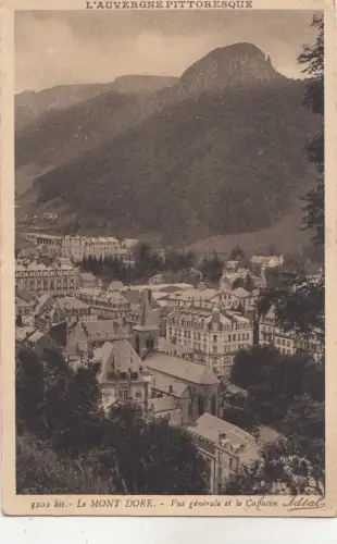 BG25784 le mont dore vue generale et le capucin france