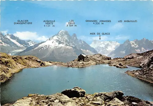 BR30315 Le lac Blanc Chamonix Mont Blanc l Frankreich