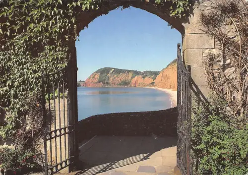 BR76578 the red cliffs of sidmouth devon uk
