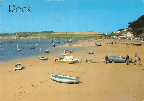 BR91411 Rock the Yachting Beach Rock Near Padstow UK
