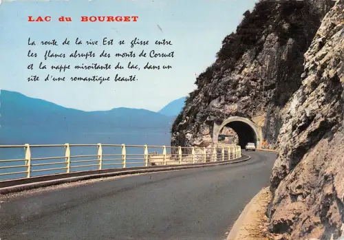BR51966 Le lac du bourget la route en corniche Frankreich