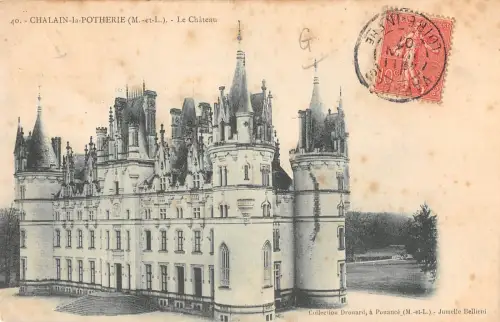 BF10450 chalain la potherie le chateau france Frankreich