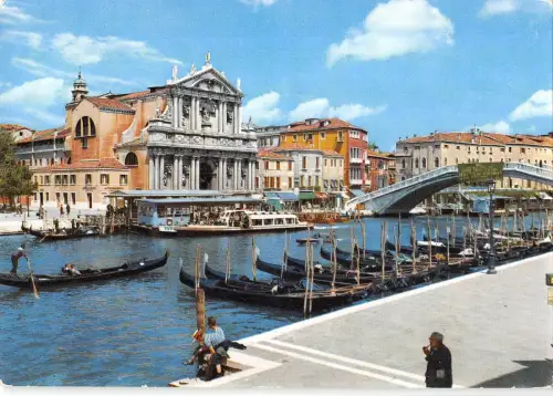 BT1743 venezia ponte e chiesa degli sacli canal grande italy