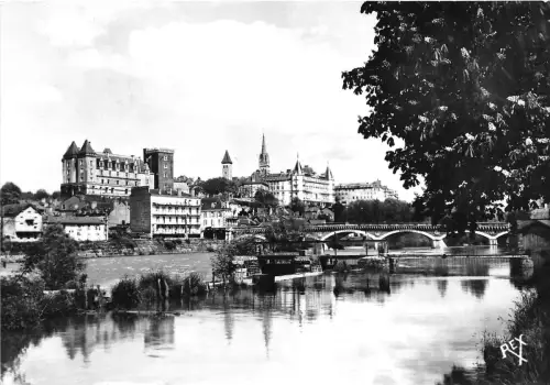 BR6583 le Gave et le Chateau Pau france