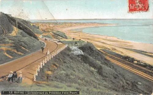 BR72186 le havre le boulevard du president felix faure france