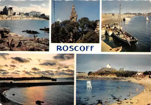 BR26708 Roscoff la plage le port et le clocher Frankreich