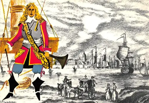 BR26522 Le port de Saint malo Frankreich