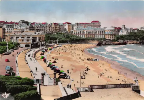 BR6599 la Grande Plage vers le Casino Bellevue Biarritz france