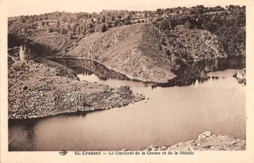 BR73178 crezamt le confluent de la creuse et de la sedelle france