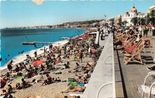 BR7336 Nice La Plage et le Promenade des Anglais france