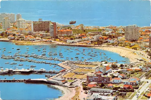 BF1077 ounta del este vista aerea del puerto Uruguay