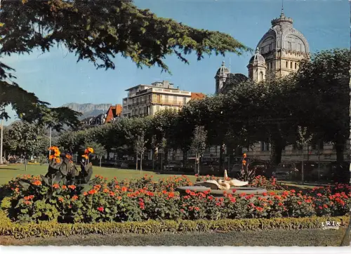 BR50325 Evian les baoins l espalnade fleurie et le thermal Frankreich