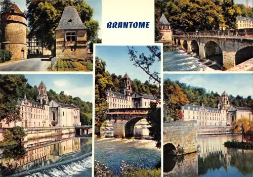 BR52692 la tour ronde Brantome Frankreich